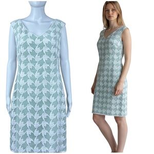 Tory Burch Brooklyn Lace Sheath Dress Size 8 Fairy Preppy Party Wedding Formal